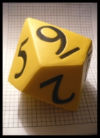 Dice : Dice - 10D - Foam Yellow Large - Sunshine Games Miami June 2010